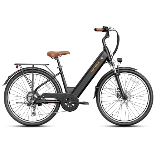 Heybike Electric Bike for Adults, 26" E-Bike with 468Wh Removable Battery, 50-Mile Range, 20MPH, 7-Speed Gears, Front Suspension, UL Certified image 14
