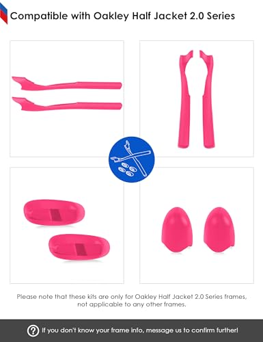 Image of BLAZERBUCK Replacement Sock Kits Earsocks & Nosepieces for Oakley Half Jacket 2.0 XL Sunglass