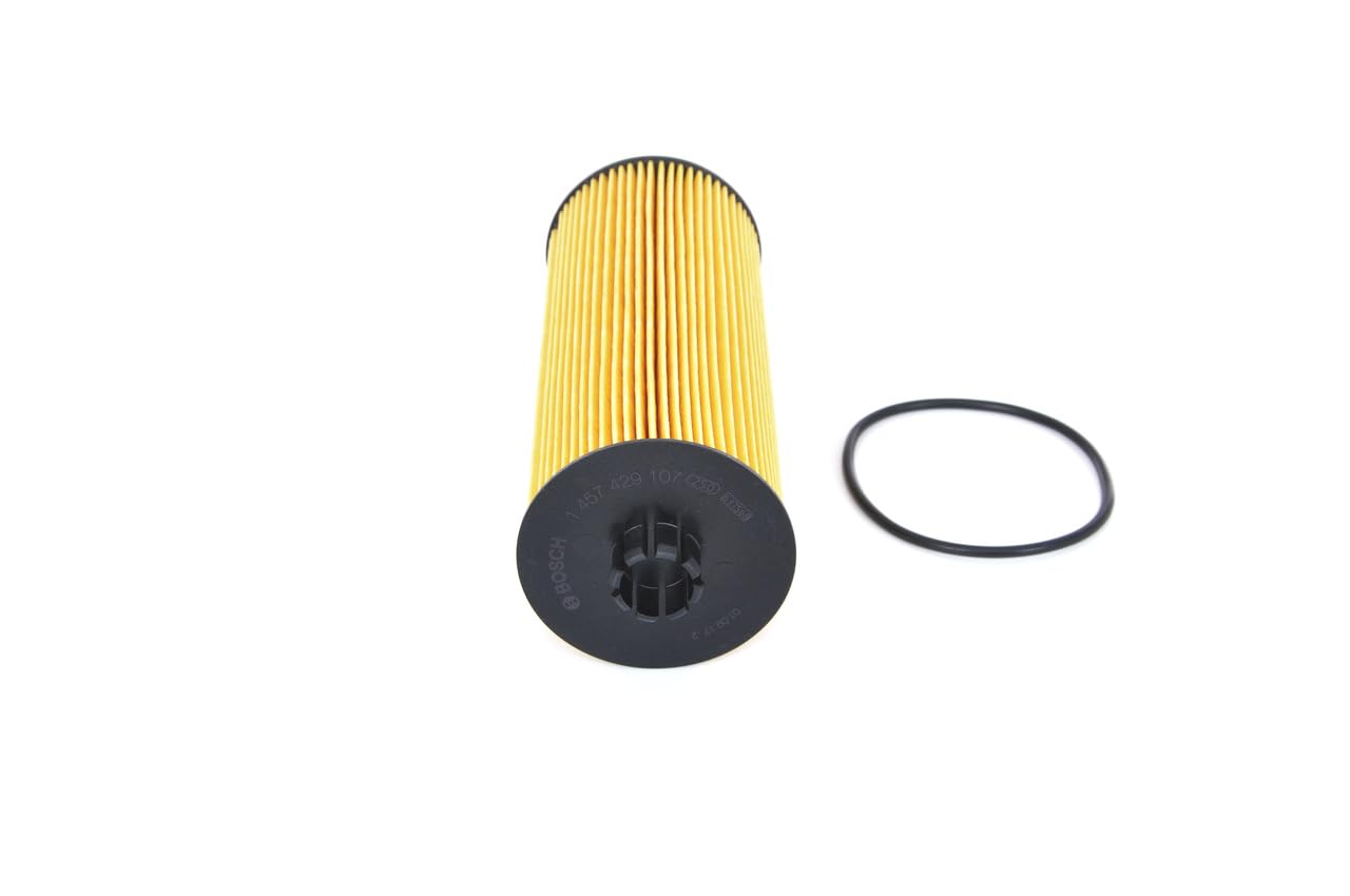 Bosch P9107 Car Oil Filter - Separates Soot and Metal Particles from Engine Oil - Provides Reliable Engine Lubrication