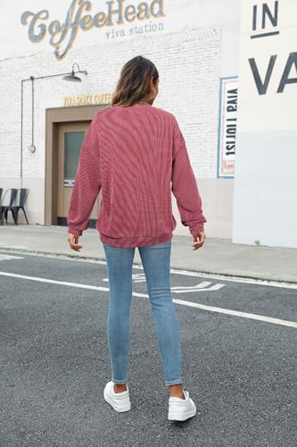 Women Merry Shirt Christmas Long Sleeve Shirt Merry Letter Print Pullover Holiday Sweatshirt Xmas Gifts Pullover Top4