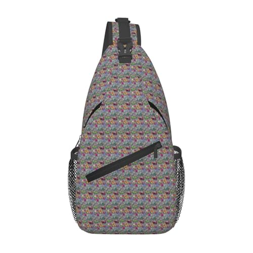 Mochila cruzada cómoda ZebraPrint para llevar todo sin cansar tu espalda