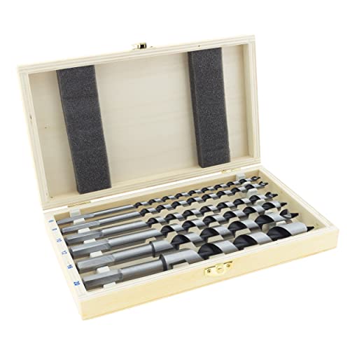 der kleine Handwerker Juego de brocas salomónicas (230 mm, 6 piezas, acero al carbono, 6-8-10-12-16-20 mm, en caja de madera) Cover