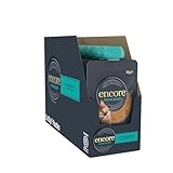 Encore 100% Natural Cat Fish Bone Broth Soup with Tuna Fillet, High in Collagen, Supports Joints, Digestion and Hydration, 8x85g Spout Pouch