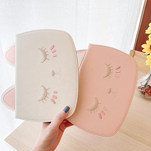 可愛い iPad mini6 iPad mini 7 ケース 手帳型 ネコ 猫 かわいい iPad mini 第6世代/ iPad mini A17 Pro 8.3インチ タブレットケース PUレザー アイパッドミニ7 ミニ 6 保護ケース 猫耳 動物 おしゃれ 子供 キッズ スタンド オートスリープ (白)