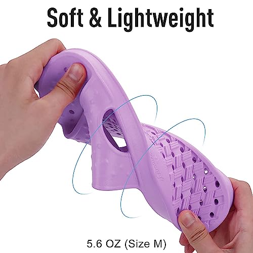 Image of shevalues Shower Shoes for Women Men with Arch Support Quick Drying Pool Slides Lightweight Beach Sandals with Drain Holes
