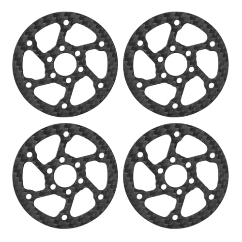 RC�A�N�Z�T���[ For Capra For SCX10 Pro GSPEED UGRC For LCG 1/10 1.9�C���`���� 1/4�� �J�[�{���t�@�C�o�[�z�C�[���t�F�C�X RC�N���[���[�J�[ �V���[�V�r���f�B���O�p(4PCSC)