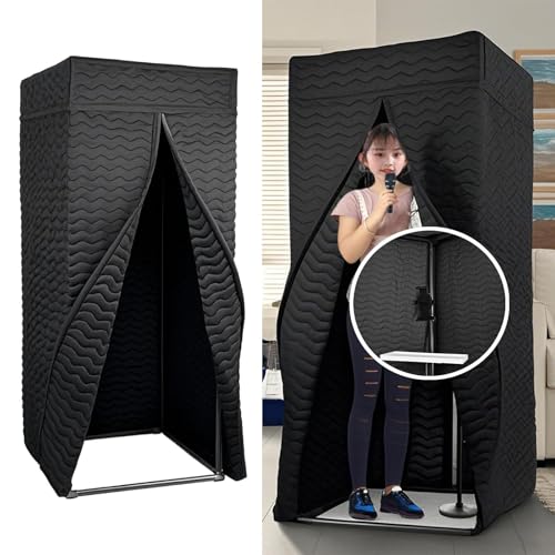 Sdlnklm Cabine Vocale Portable pour Phonique des Enregistrements Studio d'Enregistrement Maison Suppression Acoustique des Échos Matériaux, S – vue 7