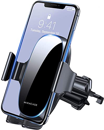 [New Generation] Miracase Car Phone Holder, Mobile Phone Holder for Car, Universal Car Phone Mount Compatible with iPhone 14 Pro Max 13/12/11/Mini/XR/XS/Samsung/and All 4.0'-7.0'Smartphones