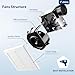 Amico Bathroom Exhaust Fan, 1.0 Sones, 80 CFM, Low Noise, Easy to Install, Ceiling Mounted Retrofit Ventilation Fans, No Attic Access Needed- UL Certified