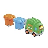 Alter: 1-5 Jahre Vtech Baby 80-187764 - TUT Flitzer - Müllauto und 2 Mülltonnen, grün