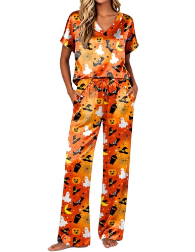Womens Silk Pajamas Set 