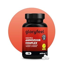 Aminozuurcomplex hooggedoseerd – 270 tabletten met 12 aminozuren (6.470 mg) per dag – EAA Amino 8 + L arginine, L carnitine, taurine & glycine – vegan, laboratorium getest en zonder toevoegingen