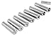 Accusize Industrial Tools Morse Taper #3 MT3 Round Collet Set, 7 Piece Set, 1/8