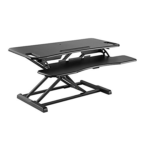 Brateck DWS06-02N Height Adjustable Sit/Stand Desk - Black