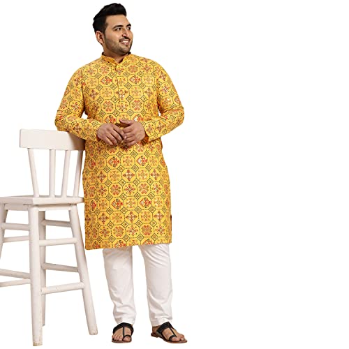 Kurta larga de algodón mehendi para bodas temáticas y celebraciones culturales masculinas 5
