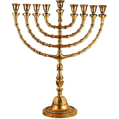 Zion Judaica Extra Large Traditional Menorah Cover