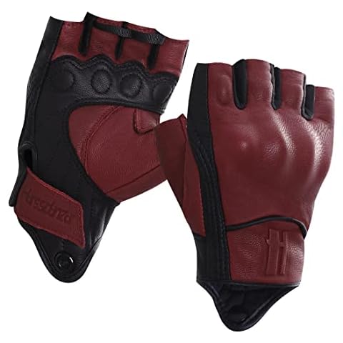 Guantes de moto sin dedos Harssidanzar para mujer KL022 Cover