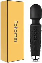 Massageador Power Wand sem fio, à prova d'água, USB, recarregável, com 10 velocidades poderosas, 20 modos de vibração, mini frequência para dores musculares e recuperação esportiva