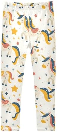 ALAZA Girls' Leggings Pant for 4-10 Y, Sports, Yoga, Dance and Da...