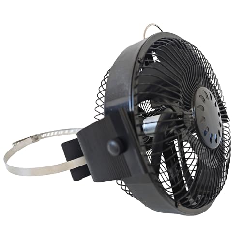 Ventilateur de poêle noir 6 pales haute performance distribution chaleur - 5