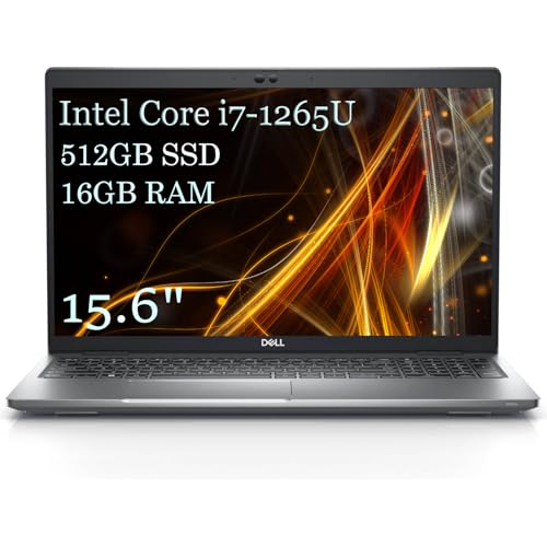 Dell Latitude 5530 Laptop 15.6 FHD Business Netbook i7, Intel Core i7-1265U up to 4.8GHz, 16GB RAM DDR4, 512GB SSD, HDMI, Backlit Keyboard Windows 11 Pro (Renewed)