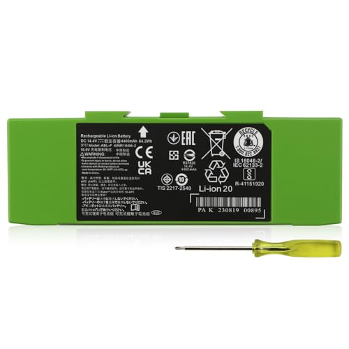 Image of ABL-F Battery 64.2Wh Replacement for iRobot Roomba J9+ i8 i8+ i8550 J7 J7+ J7 Plus J7550 J7150 i7 i7+ i7158 i7550 i755020 i7156 i7556 i7558 i6 i4 Plus i4+ i3 i3+ 3150 i3152 e5 e6 Series Robot Vacuum