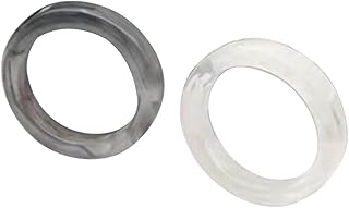 Comprar Yichtllk Anillo de Resina Acrílica Color Y2K Estilo Fans Regalo DIY Adornos Negro y Blanco