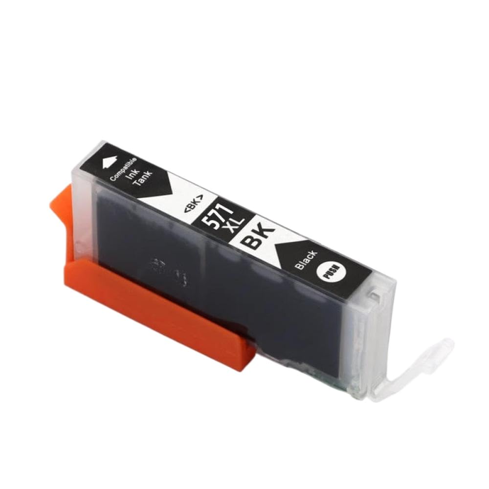 Ink Cartridge PGI 570 CLI 571 Compatible with MG6850 MG6853 MG7750 MG7751 MG7752 MG7753 TS8050 TS8051 TS8052(571BK 5pcs)