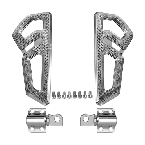 Marchepieds de moto passager chromés pour Harley Touring Road King, Electra, Street et Road Glide