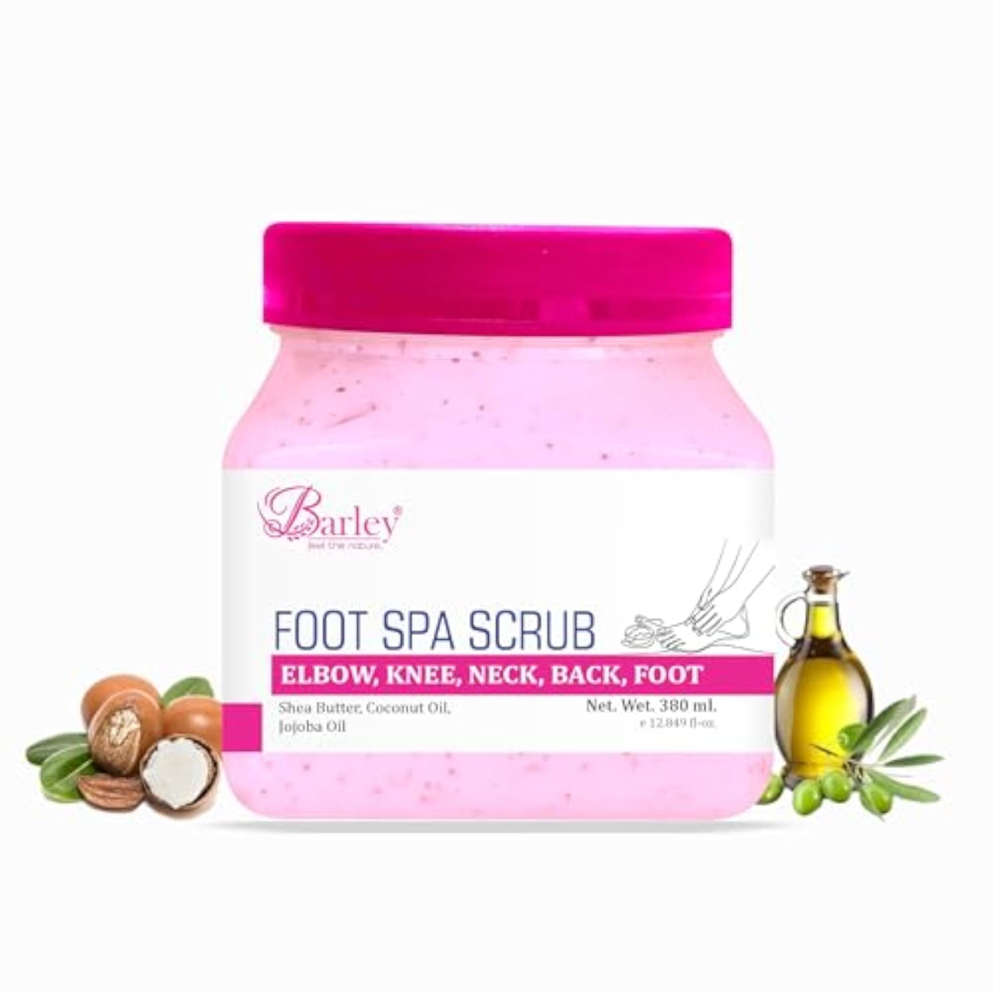 Foot Spa Scrub with Shea Butter & Coconut Oil, Exfoliating