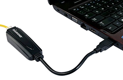 Diamond UE3000, USB to RJ45, USB 3.0 to 10/100/1000 Gigabit Ethernet LAN Network Adapter for Windows 10, 8.1, 8, 7, Mac OS, Linux OS and Chrome OS (UE3000)