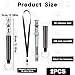 Exircy 2 Pack Dog Whistle to Stop Barking Neighbors Dog, Dogs Whistle Training Whistles with Lanyard Adjustable Ultrasonic Silent Dogs Recall Whistles Effective Recall & Long Range (Black)