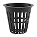 Net Pot Cup, 10 Stück Mesh Töpfe für Hydroponik Kunststoff Hydroponic Korb für erdloses Pflanzen Langlebig Geeignet für Garten, Balkon(Schwarz)