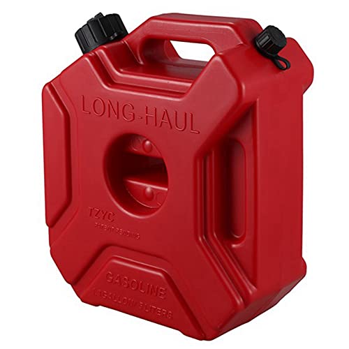 1 Ensemble 5L RéServoirs de Carburant Bidons D'Essence en Plastique Support de Voiture Moto Jerrican Bidon D'Essence Conteneur D' Bidon de Carburant