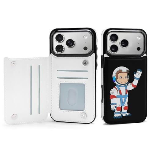 手帳型 おさるのジョージ 対応 iPhone 17 Pro Max ケース カード収納 スマホケース 財布型 携帯ケース 軽量 全面保護 スタンド機能 おしゃれ お祝いギフト