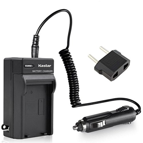 Kastar Battery Charger with Car Adapter for Sony BC-CSG Charger and Sony G Type NP-BG1 NP-FG1 Battery