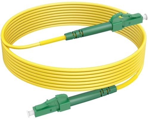 2. Bild von RamboCables LWL Simplex Patchkabel LC/APC - LC/APC, Singlemode OS2 Patchkabel 9/125 µm LSZH LWL Glasfaser-Kabel Gelb 60m 60m