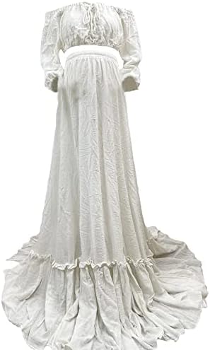 Stylish Boho Maternity Photography Dress Review