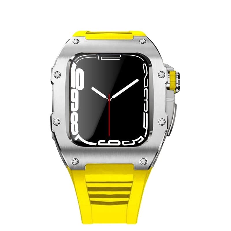 Kit de modification en acier inoxydable Apple Watch 45 mm 44 mm