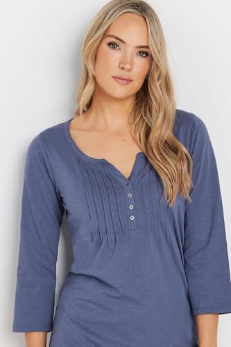 Long Tall Sally LTS Tall Henley Top Blue 164