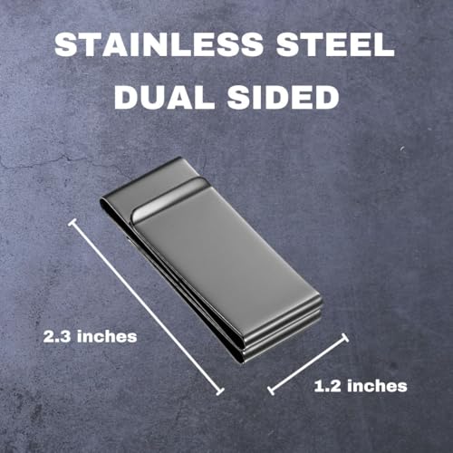 Visol Noble Double Fold Matte Money Clip2