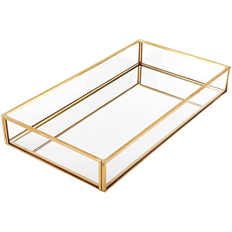 HighFree Gold Mirror Tray Cover