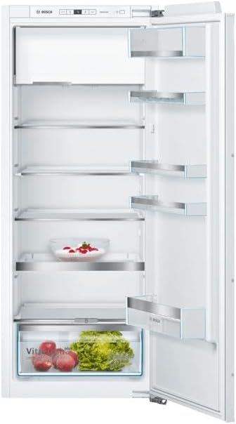 Bosch KIL52ADE0 Series 6 Built-In Fridge, 140 x 56 cm Recess 228 Litres, Flat Hinge, Made in Germany, VitaFresh Plus 2 x Longer Fresh, LED Lighting Even Illumination