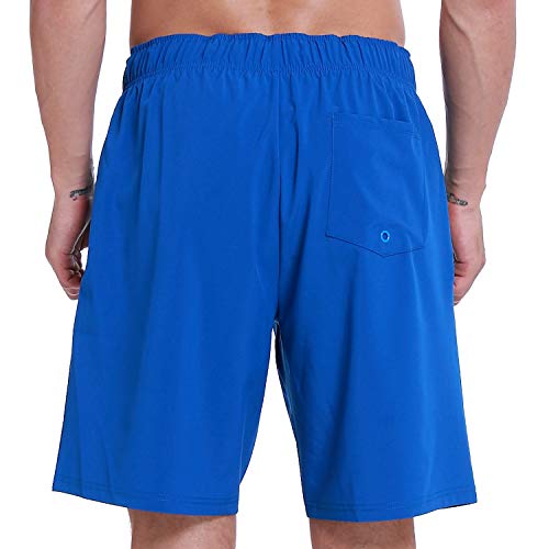 Image of HOdo Mens Swim Trunks with Mesh Liner 9 inch Quick Dry Swim Shorts Bathing Suits for Men Swimwear Board Shorts wiht Pockets