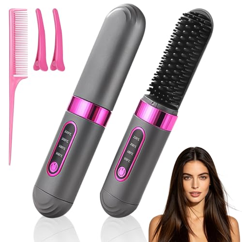 Cepillo alisador inalámbrico Go Brush Pro con 4 temperaturas miniatura 1