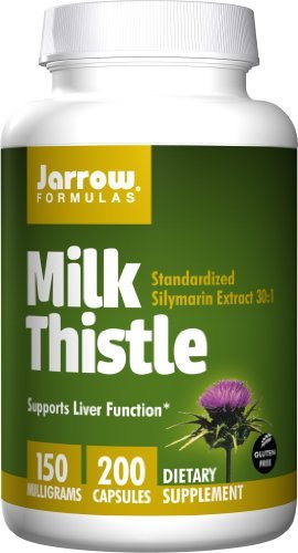 Jarrow Formulas Milk Thistle Standardized Silymarin Extract 30:1 Ratio, 150mg, 600