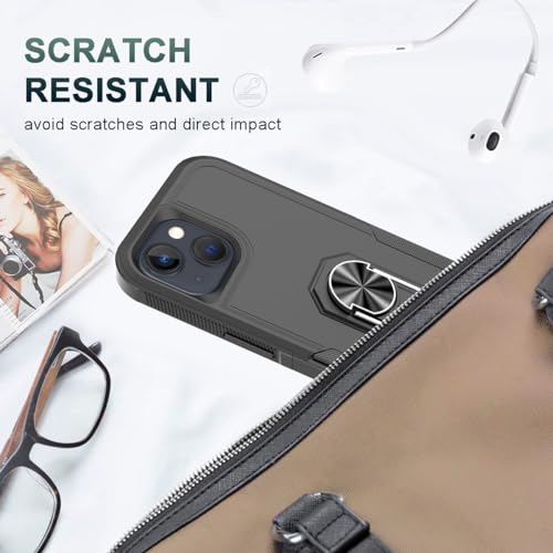 Coque iPhone 15 Plus avec verre trempé antichoc noir - 7