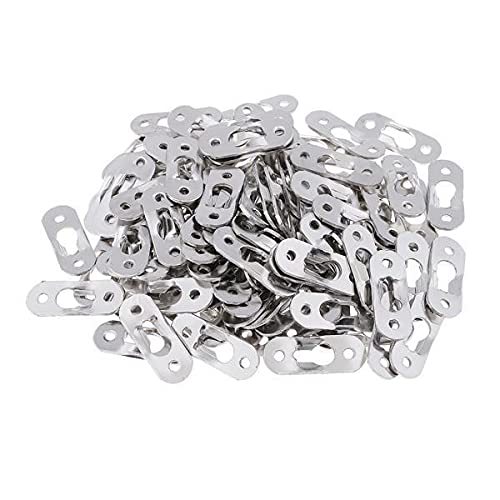 ATORSE Craft Kits 2x100 Pcs Sliver Heavy Duty Keyhole Hangers Photo Frame Hook Picture Hangers-Crafts- Home Arts & Crafts- Framing & Matting- Frames & Supplies-image-29