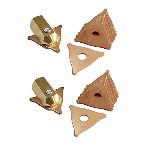 2X Washer 3 Dent Puller Electrode Chuck Dent Pulling System Stud Welders Triple-Cornered Pads Kit