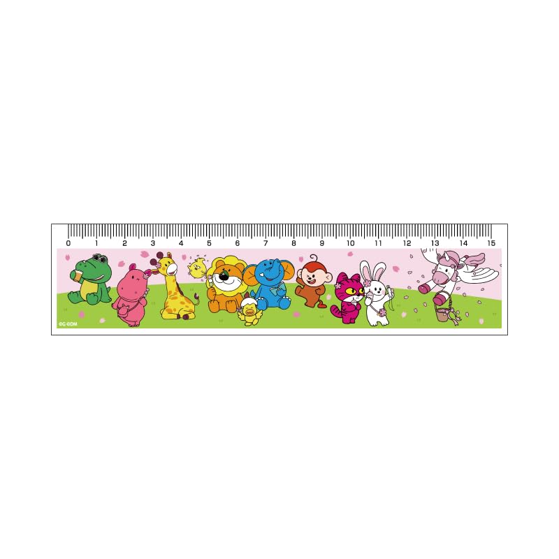 The Movie 01 Assorted Design (Illustration), Ruler 5.9 inches (15 cm)